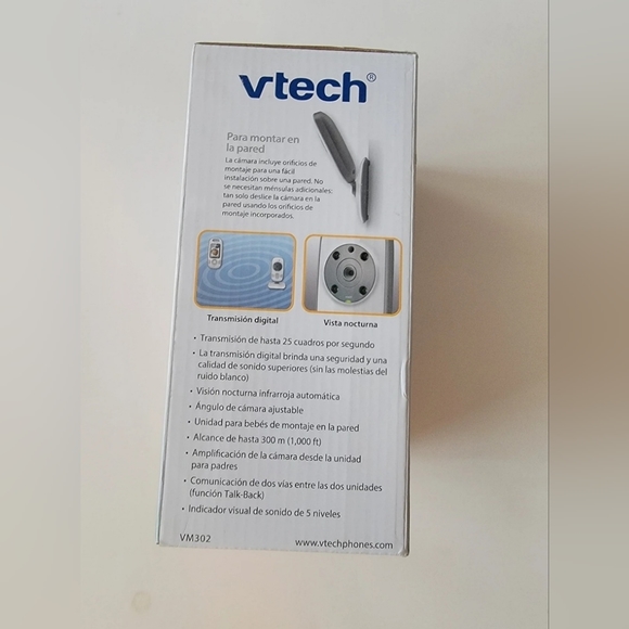 VTech Safe and Sound VM302 Accessory Video Camera for VM312 System Baby Monitor - Picture 3 of 4